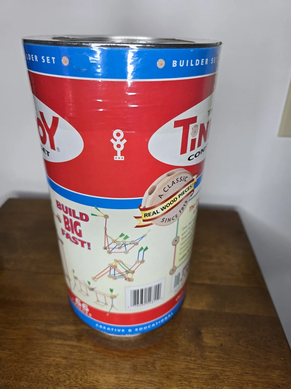 Hasbro Tinkertoy Junior Construction Set - Red & Blue Sealed Year 2000